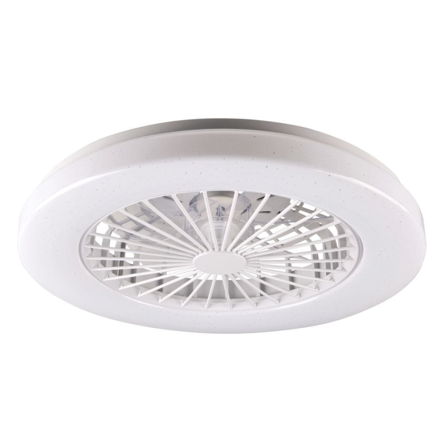 LED Zatemnitvena stropna svetilka z ventilatorjem LIBYA LED/48W/230V 3000-6500K bela + Daljinski upravljalnik
