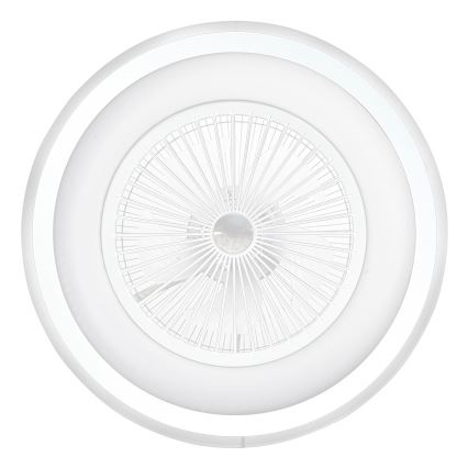 LED Zatemnitvena stropna svetilka z ventilatorjem ZONDA LED/48W/230V 3000-6000K bela + Daljinski upravljalnik