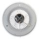 LED Zatemnitvena stropna svetilka z ventilatorjem ZONDA LED/48W/230V 3000-6000K srebrna + Daljinski upravljalnik