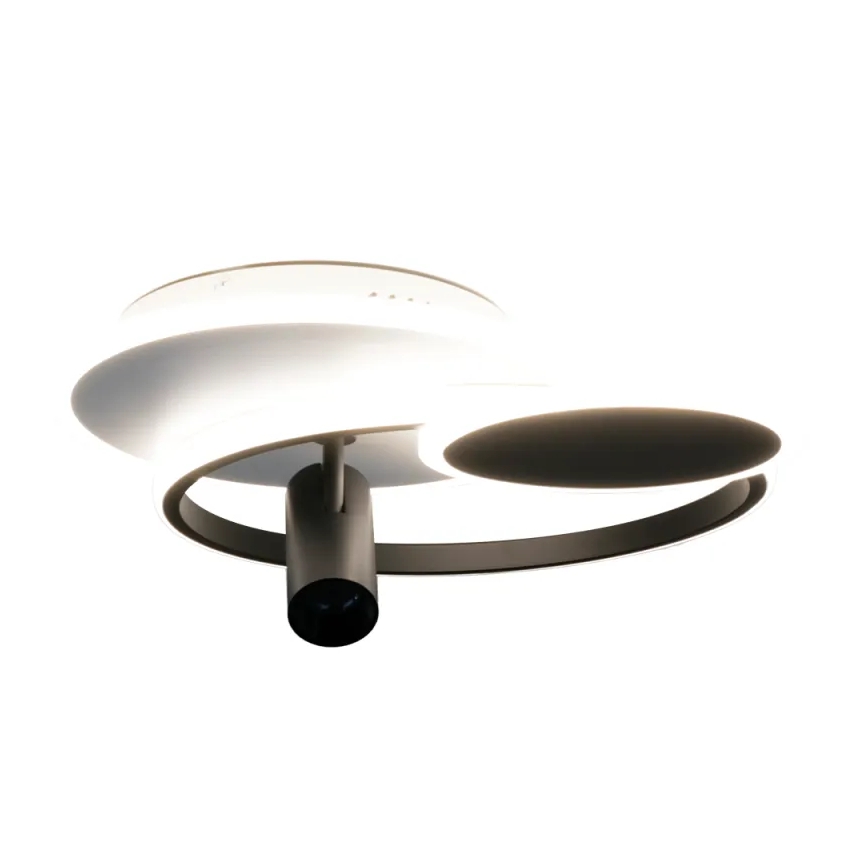 LED Zatemnitvena stropna svetilka LED/65W/230V 3000-6500K bela/črna + Daljinski upravljalnik
