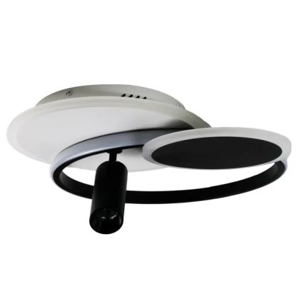 LED Zatemnitvena stropna svetilka LED/65W/230V 3000-6500K bela/črna + Daljinski upravljalnik