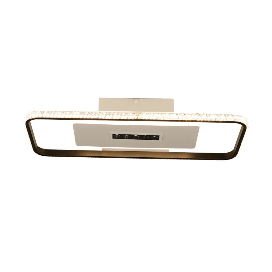 LED Zatemnitvena stropna svetilka LED/75W/230V 3000-6500K bela/črna + Daljinski upravljalnik