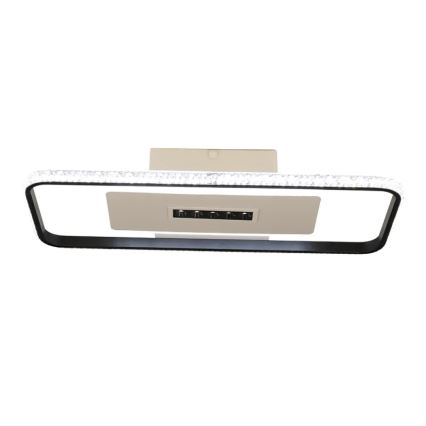 LED Zatemnitvena stropna svetilka LED/75W/230V 3000-6500K bela/črna + Daljinski upravljalnik