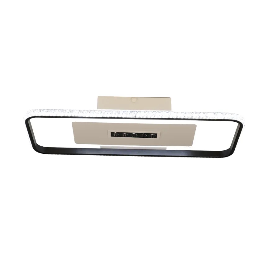 LED Zatemnitvena stropna svetilka LED/75W/230V 3000-6500K bela/črna + Daljinski upravljalnik