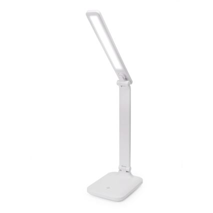 LED Zatemnitvena namizna svetilka na dotik z brezžičnim polnjenjem in USB priključkom REMUS LED/5W/230V bela