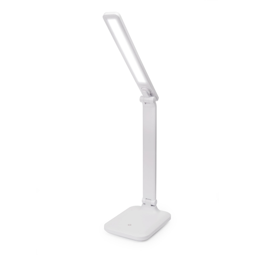 LED Zatemnitvena namizna svetilka na dotik z brezžičnim polnjenjem in USB priključkom REMUS LED/5W/230V bela