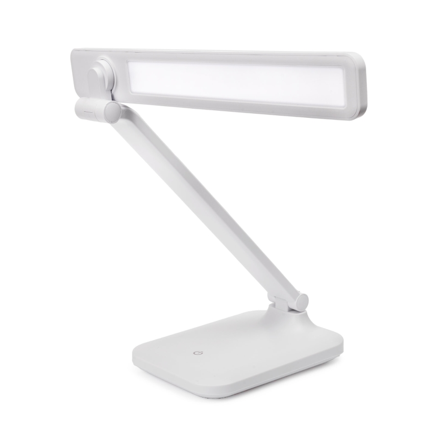 LED Zatemnitvena namizna svetilka na dotik z brezžičnim polnjenjem in USB priključkom REMUS LED/5W/230V bela