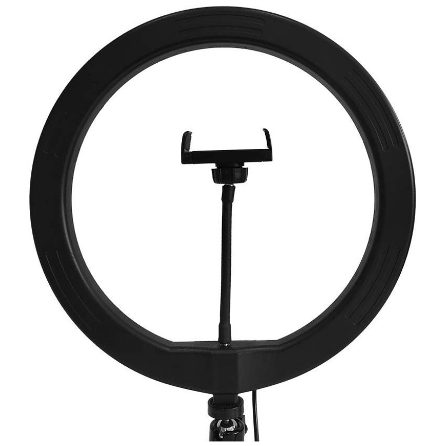 LED Zatemnitvena svetilka s stojalom in držalom za vlogging LED/10W/5V 3200-5500K