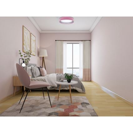 LED Zatemnitvena stropna svetilka SMART GALAXY LED/36W/230V pr. 55 cm 2700-6500K Wi-Fi Tuya + Daljinski upravljalnik