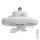 LED Zatemnitvena svetilka z ventilatorjem LED/30W/230V 3000-6500K bela + Daljinski upravljalnik