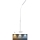 LED Zatemnitvena talna svetilka SIGNUS LED/10W/230V 3000/4500/6500K bela