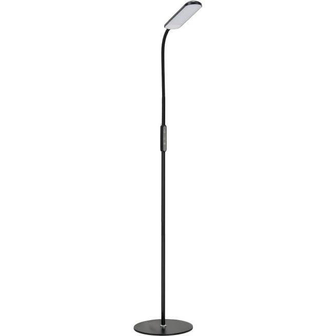 LED Zatemnitvena talna svetilka TEILO LED/10W/230V 3000/4000/6500K črna + Daljinski upravljalnik