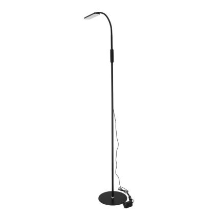 LED Zatemnitvena talna svetilka TEILO LED/10W/230V 3000/4000/6500K črna + Daljinski upravljalnik