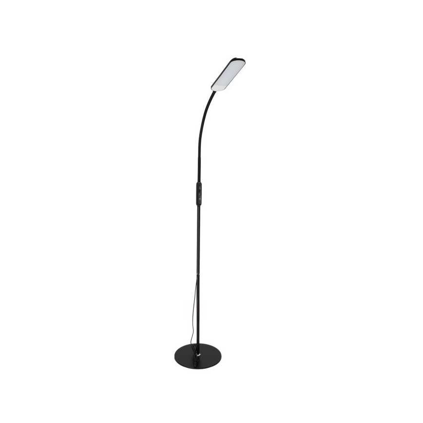 LED Zatemnitvena talna svetilka TEILO LED/10W/230V 3000/4000/6500K črna + Daljinski upravljalnik