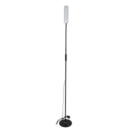 LED Zatemnitvena talna svetilka TEILO LED/10W/230V 3000/4000/6500K črna + Daljinski upravljalnik
