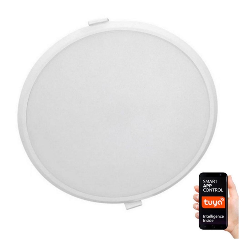 LED Zatemnitvena vgradna svetilka ALGINE LED/22W/230V Wi-Fi Tuya okrogla