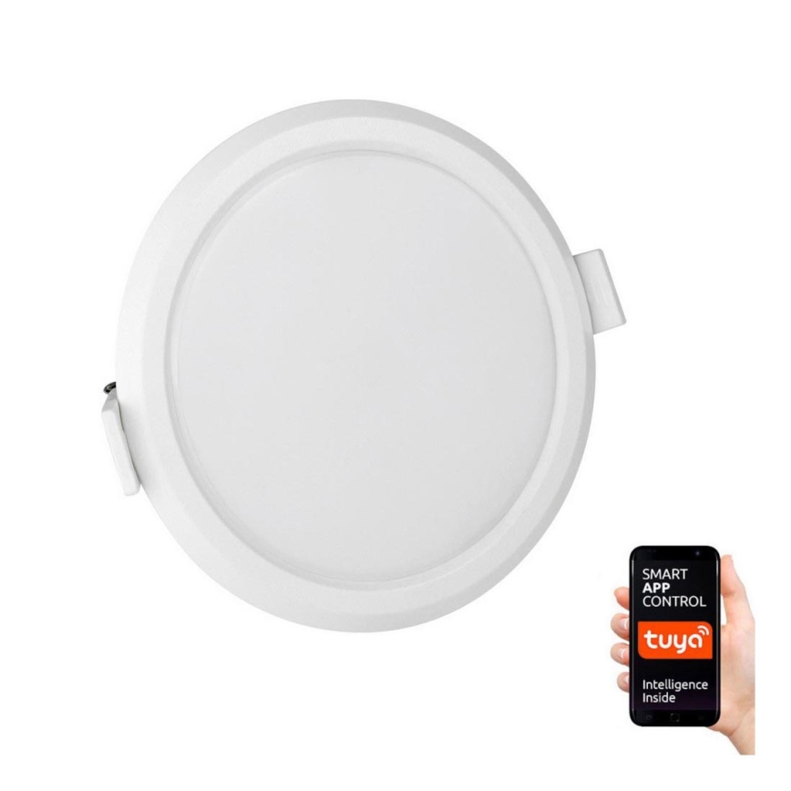 LED Zatemnitvena vgradna svetilka ALGINE LED/6W/230V Wi-Fi Tuya okrogla