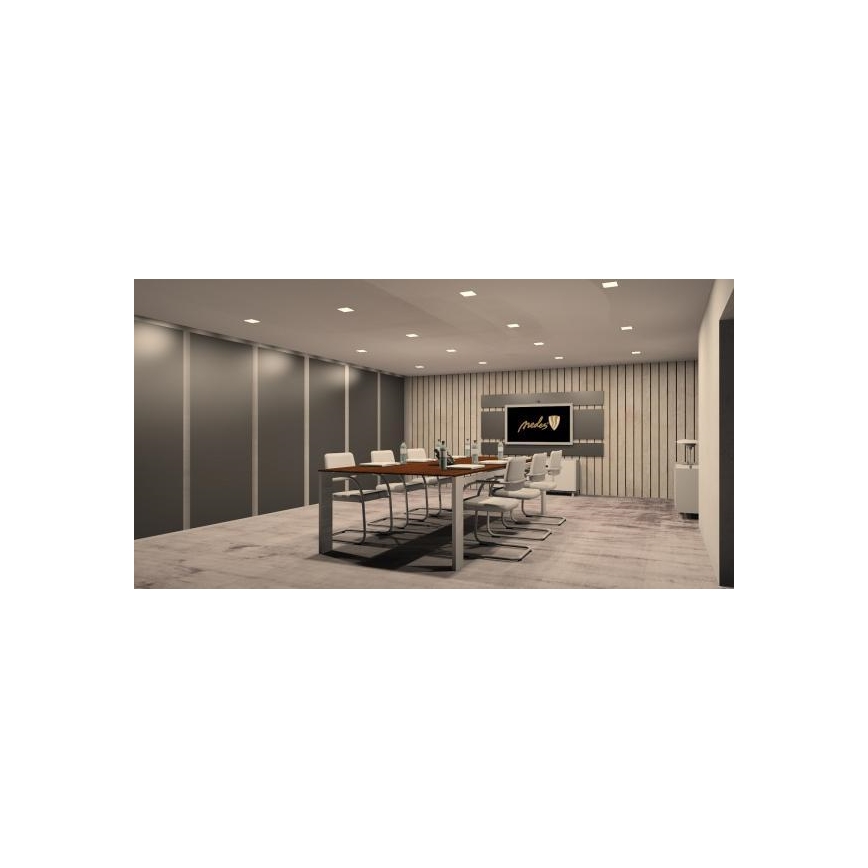 LED zatemnitvena vgradna svetilka LED/12W/230V 3000-6500K Wi-Fi Tuya