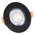 LED Zatemnitvena vgradna svetilka ZITA LED/3/5/7W/230V 3000/4000/6000K pr. 9 cm črna