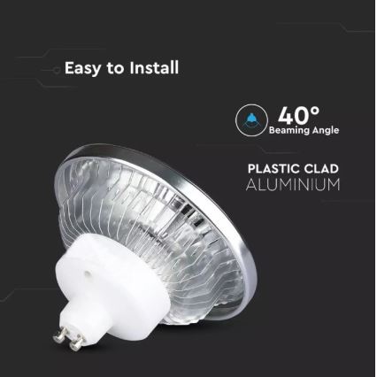 LED Zatemnitvena žarnica AR111 GU10/12W/230V 4000K