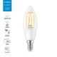 LED Zatemnitvena žarnica FILAMENT C35 E14/4,9W/230V 2700-6500K CRI 90 Wi-Fi - WiZ