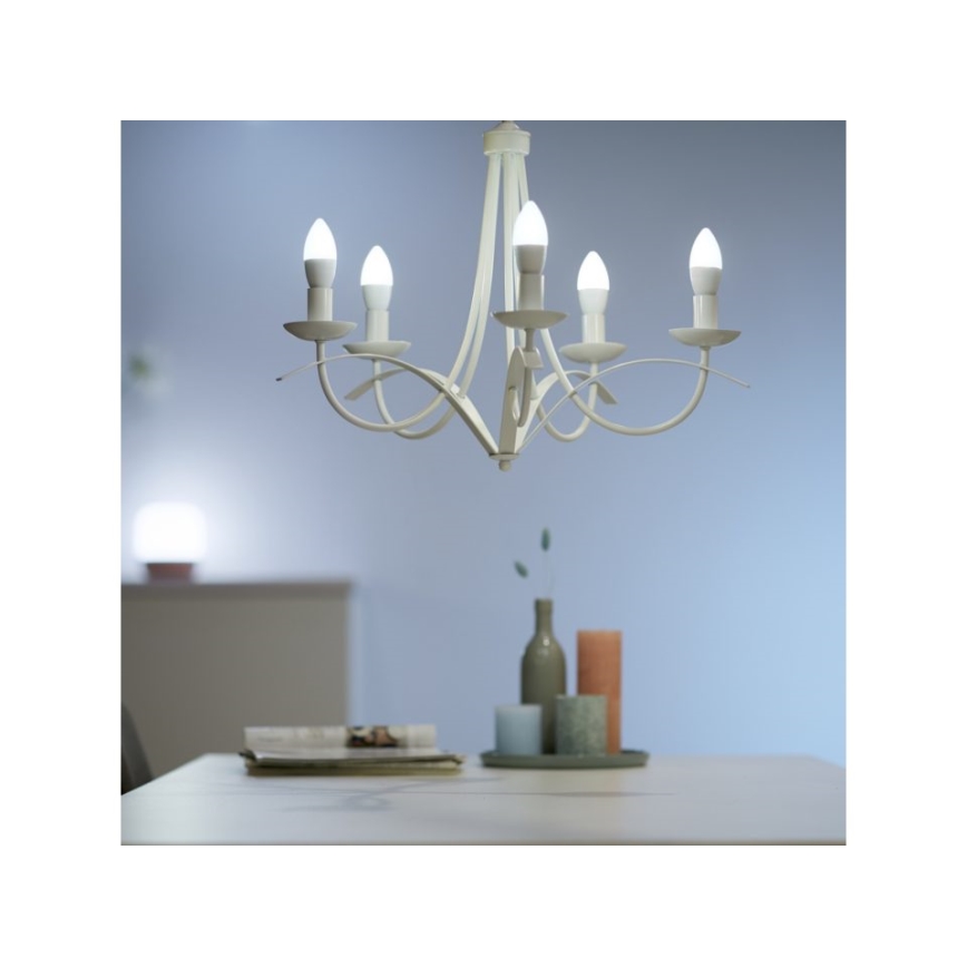 LED Zatemnitvena žarnica C37 E14/4,9W/230V 2700K CRI 90 Wi-Fi - WiZ