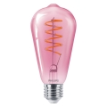LED Zatemnitvena žarnica DECO Philips ST64 E27/4,5W/230V 1800K