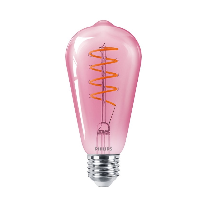 LED Zatemnitvena žarnica DECO Philips ST64 E27/4,5W/230V 1800K