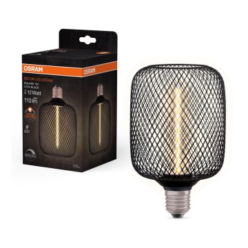 LED Zatemnitvena žarnica DECOR FILAMENT E27/3,5W/230V 1800K črna - Osram