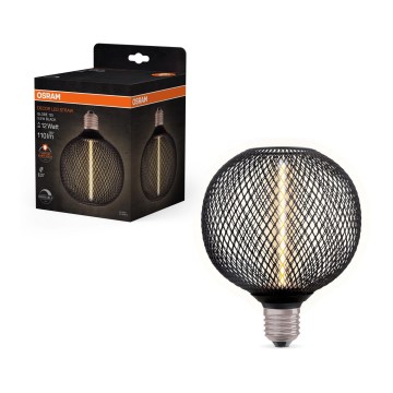 LED Zatemnitvena žarnica DECOR  FILAMENT G125 E27/3,5W/230V 1800K črna - Osram