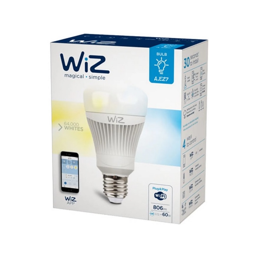 LED Zatemnitvena žarnica E27/11,5W/230V 2700-6500K Wi-Fi - WiZ