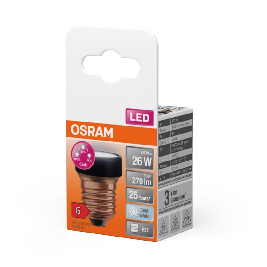 LED Zatemnitvena žarnica E27/3,5W/230V 4000K - Osram