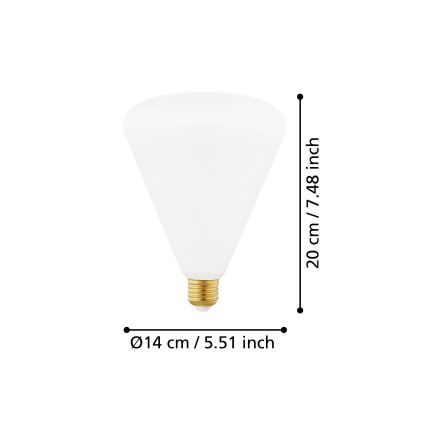 LED Zatemnitvena žarnica E27/4W/230V 2700K - Eglo