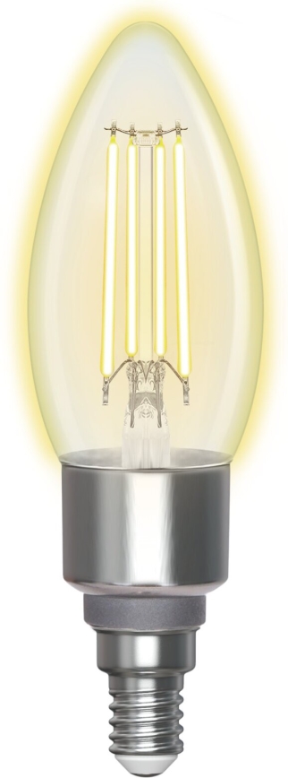 LED Zatemnitvena žarnica FILAMENT C35 E14/4,5W/230V 2700-6500K Wi-Fi - Aigostar