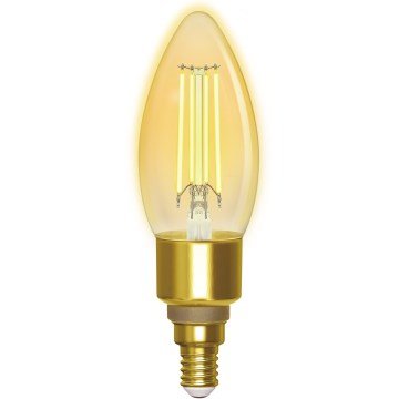 LED Zatemnitvena žarnica FILAMENT C35 E14/4,5W/230V 2700-6500K Wi-Fi - Aigostar