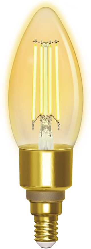 LED Zatemnitvena žarnica FILAMENT C35 E14/4,5W/230V 2700-6500K Wi-Fi - Aigostar