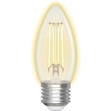LED Zatemnitvena žarnica FILAMENT C35 E27/4,5W/230V 2700-6500K Wi-Fi - Aigostar