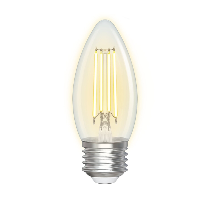 LED Zatemnitvena žarnica FILAMENT C35 E27/4,5W/230V 2700-6500K Wi-Fi - Aigostar
