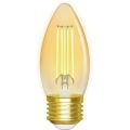 LED Zatemnitvena žarnica FILAMENT C35 E27/4,5W/230V 2700-6500K Wi-Fi - Aigostar