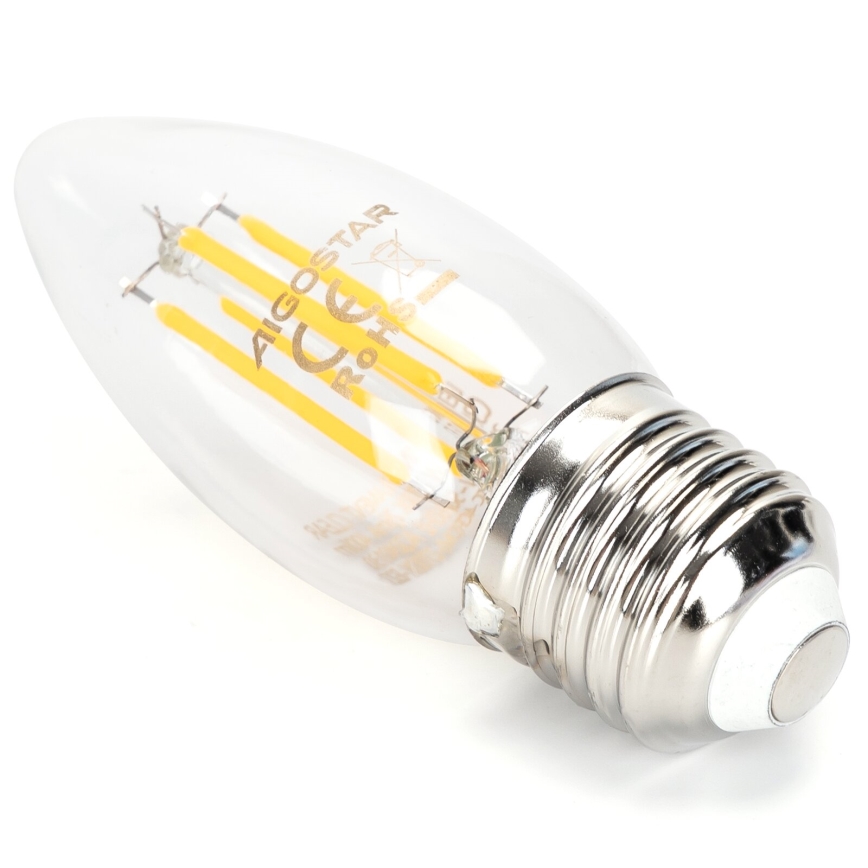 LED Zatemnitvena žarnica FILAMENT C35 E27/4W/230V 2700K - Aigostar