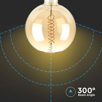 LED Zatemnitvena žarnica FILAMENT G200 E27/8W/230V 1800K