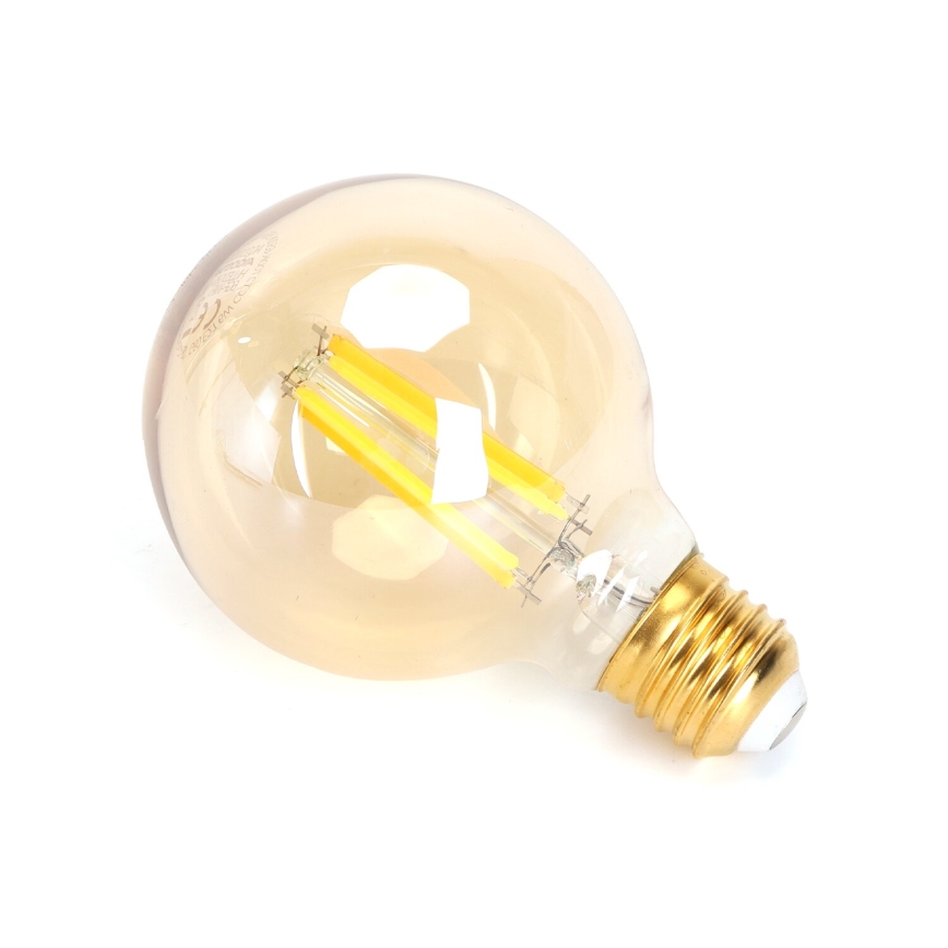 LED Zatemnitvena žarnica FILAMENT G80 E27/6W/230V 2700-6500K Wi-Fi - Aigostar