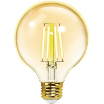 LED Zatemnitvena žarnica FILAMENT G95 E27/6W/230V 2700-6500K Wi-Fi - Aigostar