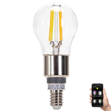 LED Zatemnitvena žarnica FILAMENT MESH Pametni G45 E14/4,5W/230V 2700-6500K - Aigostar