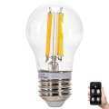 LED Zatemnitvena žarnica FILAMENT MESH Pametni G45 E27/4,5W/230V 2700-6500K - Aigostar