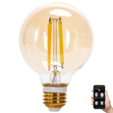 LED Zatemnitvena žarnica FILAMENT MESH Pametni G80 E27/6W/230V 2700-6500K - Aigostar