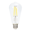LED Zatemnitvena žarnica FILAMENT ST64 E27/6W/230V 6500K - Aigostar