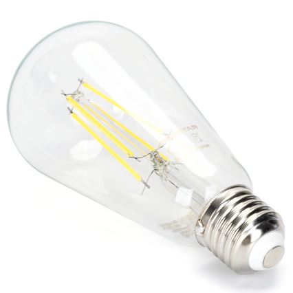 LED Zatemnitvena žarnica FILAMENT ST64 E27/6W/230V 6500K - Aigostar