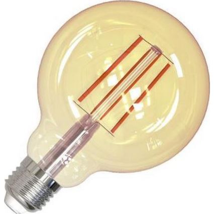 LED Zatemnitvena žarnica FILAMENT VINTAGE G95 E27/12W/230V 2000K
