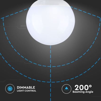 LED Zatemnitvena žarnica G120 E27/13W/230V 6400K